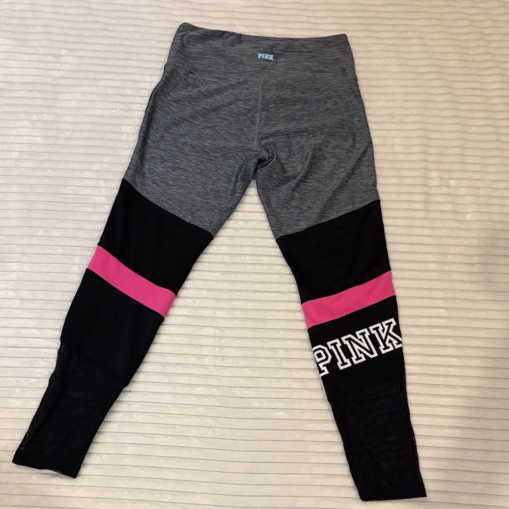PINK Victoria's Secret Women’s Leggings - Gray, Black, Pink